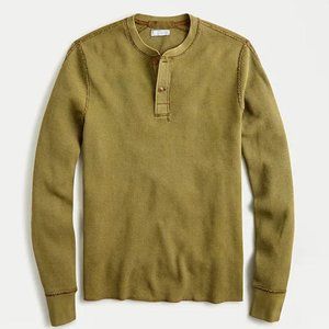 Wallace & Barnes waffle henley